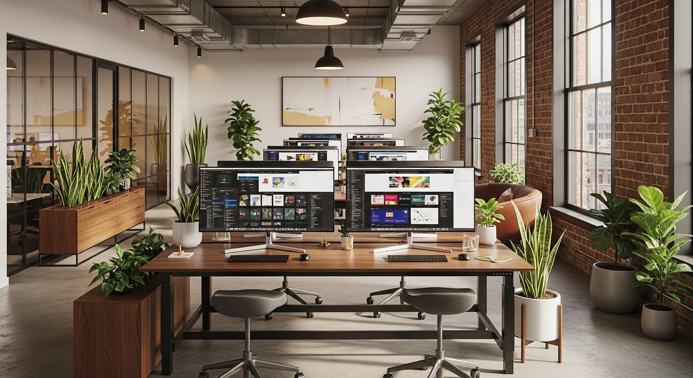 Structured client operations space used for strategic planning and delivery reviews